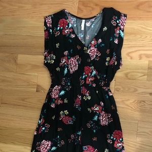 Floral Print Jumpsuit